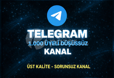 ⚡GARANTİLİ⚡1.000 ÜYELİ KANAL✅