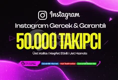 Garantılı - 50.000 Instagram Takipçi