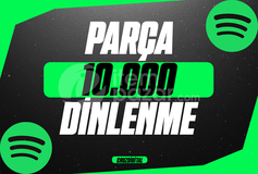 GARANTİLİ 10.000 Parça Dinlenme Spotify