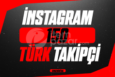 GARANTİLİ 150 Türk Takipçi İnstagram