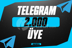 GARANTİLİ 2.000 Üye Telegram