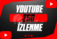 GARANTİLİ 250 İzlenme Youtube