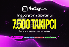 Garantılı - 7.500 Instagram Takipçi