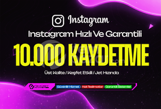 Garantılı - 10.000 Instagram Kaydetme