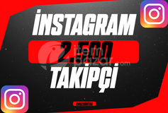 GARANTİLİ 2.500 Takipçi İnstagram