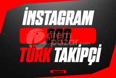 GARANTİLİ 300 Türk Takipçi İnstagram