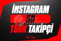 GARANTİLİ 50 Türk Takipçi İnstagram
