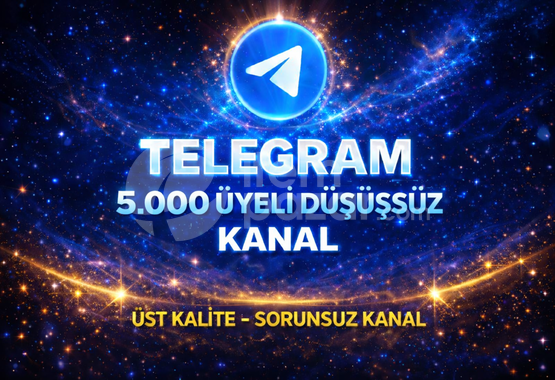 ⚡GARANTİLİ⚡5.000 ÜYELİ KANAL✅