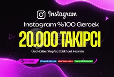 Garantılı - 20.000 Instagram Takipçi