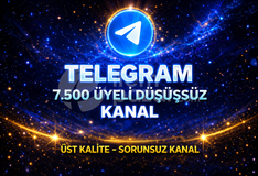 ⚡GARANTİLİ⚡7.500 ÜYELİ TELEGRAM KANAL✅