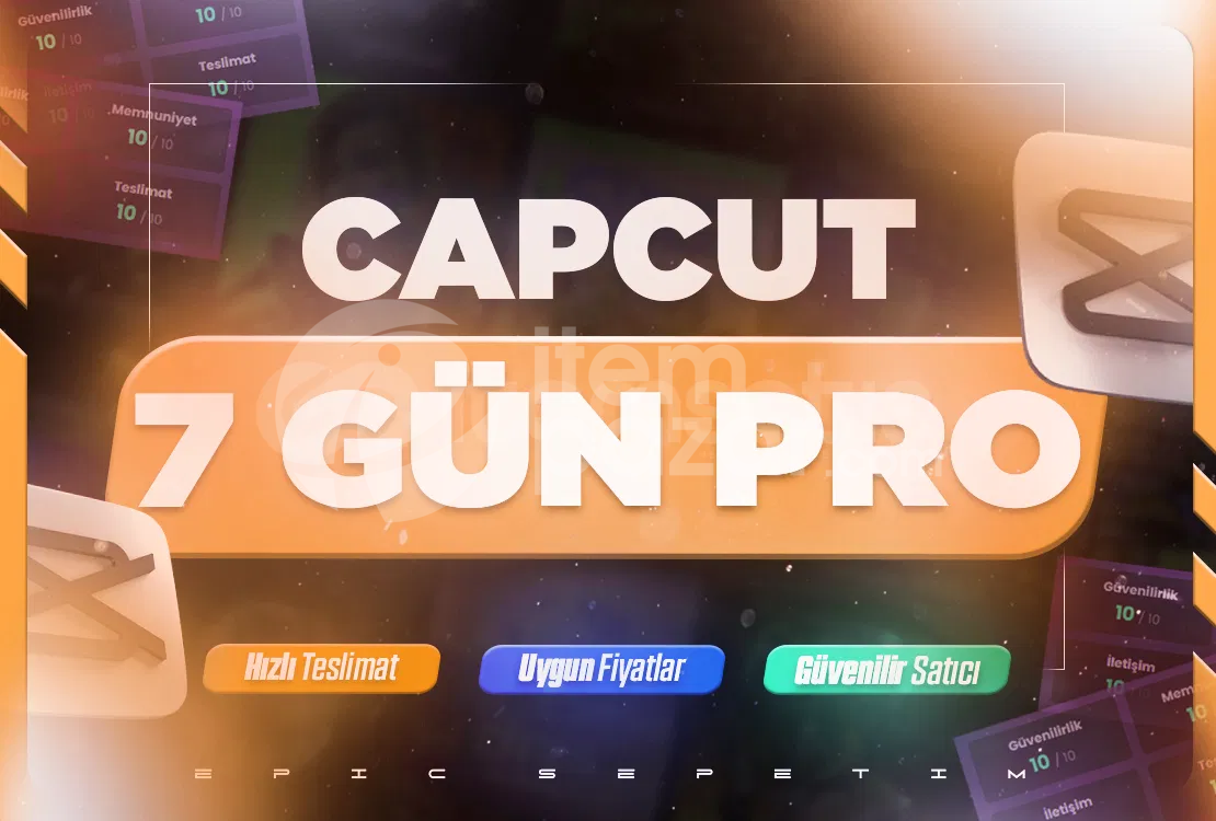 ⭐[GARANTİLİ] Capcut Pro 7 Günlük Mobil+PC⭐