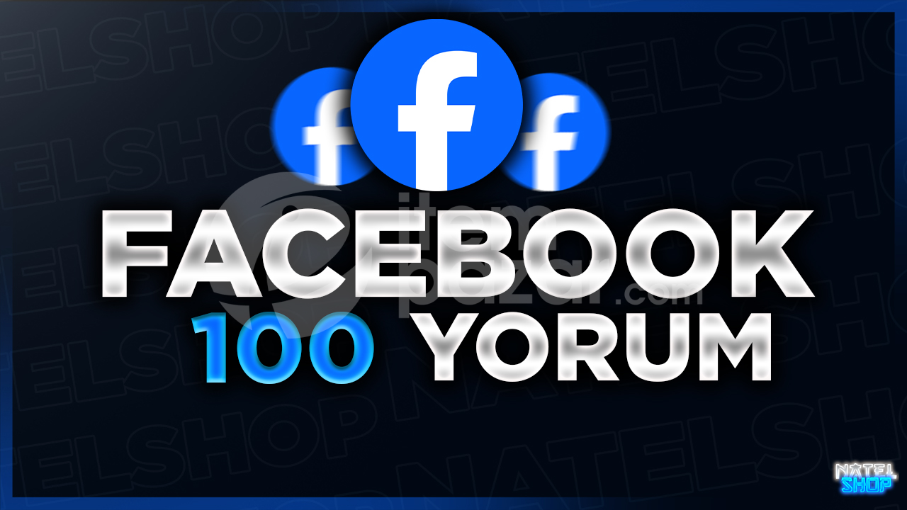 ⭐[GARANTİLİ] FACEBOOK 100 YORUM
