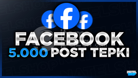 ⭐[GARANTİLİ]FACEBOOK 5000 POST TEPKİ