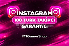 ⭐[GARANTİLİ] INSTAGRAM 100 TÜRK TAKİPÇİ⭐
