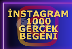GARANTİLİ İNSTAGRAM 1000 BEĞENİ