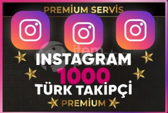 ⭐[GARANTİLİ] Instagram 1000 Türk Takipçi⭐