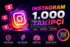 ⭐ [GARANTİLİ] İNSTAGRAM 1000 TAKİPÇİ ⭐
