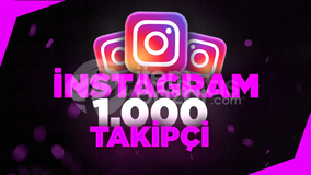 ⭐[GARANTİLİ]⭐ İNSTAGRAM 1000 TAKİPÇİ 