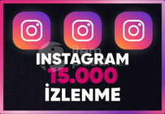 ⚡ [ GARANTİLİ ] INSTAGRAM 15.000 İZLENME ⚡