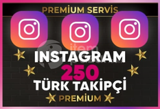 ⭐[GARANTİLİ] Instagram 250 Türk Takipçi⚡