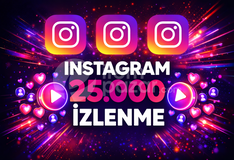 ⭐GARANTİLİ⭐İNSTAGRAM 25K İZLENME⚡
