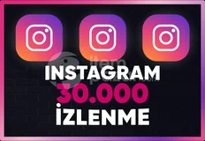 ⚡ [ GARANTİLİ ] INSTAGRAM 30.000 İZLENME ⚡