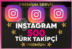 ⭐[GARANTİLİ] Instagram 500 Türk Takipçi⚡