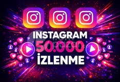 ⭐GARANTİLİ⭐İNSTAGRAM 50K İZLENME⚡