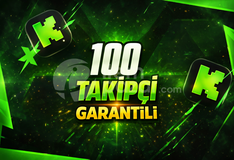 ⭐GARANTİLİ⚡KİCK 100 TAKİPÇİ⚡