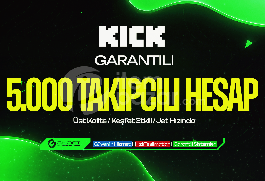 Garantılı - Kick 5.000 Takipçili Hesap
