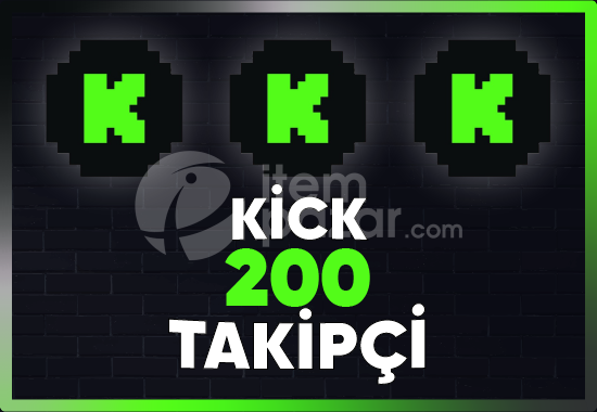 ⚡ [ GARANTİLİ ] KİCK 200 TAKİPÇİ ⚡