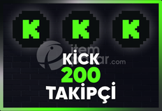 ⚡ [ GARANTİLİ ] KİCK 200 TAKİPÇİ ⚡