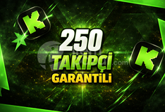 ⭐GARANTİLİ⚡KİCK 250 TAKİPÇİ⚡