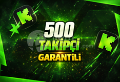 ⭐GARANTİLİ⚡KİCK 500 TAKİPÇİ⚡