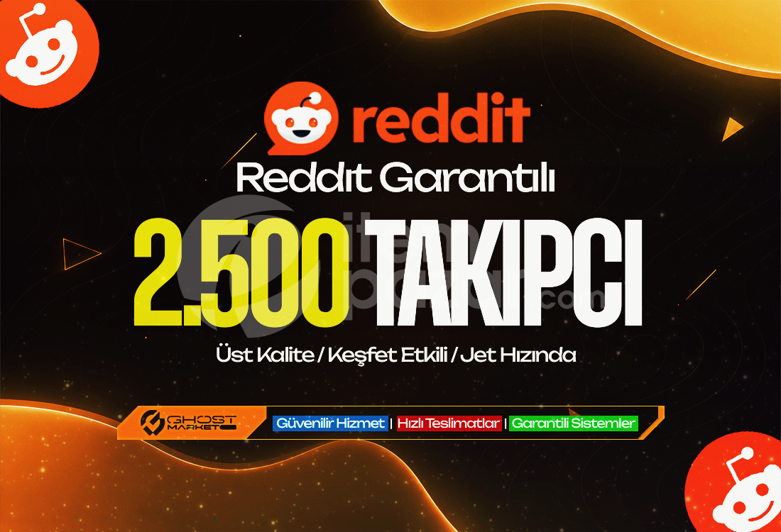 Garantılı - Reddit 2.500 Takipçi