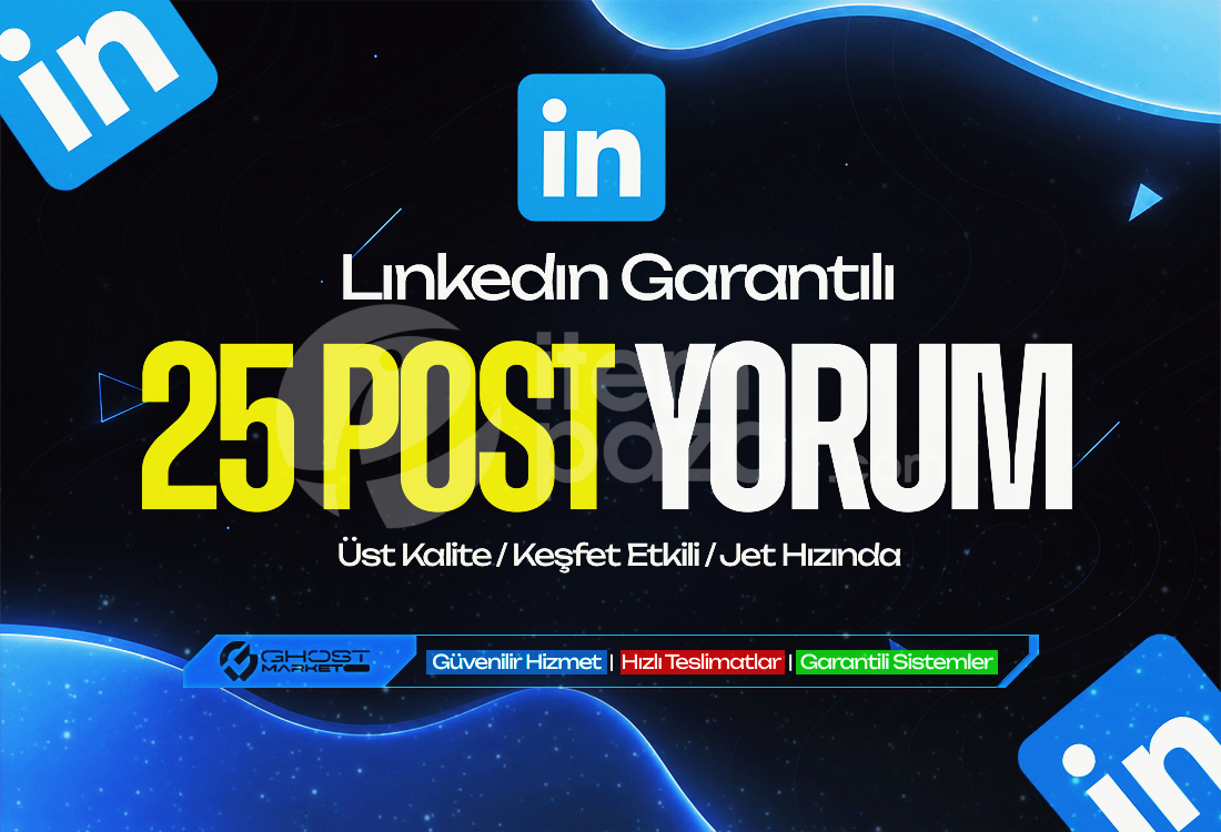 Garantılı - Linkedin 25 Post Yorum