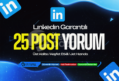 Garantılı - Linkedin 25 Post Yorum