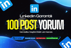 Garantılı - Linkedin 100 Post Yorum