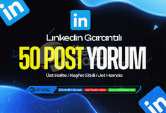 Garantılı - Linkedin 50 Post Yorum
