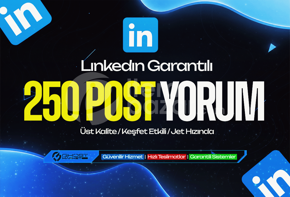 Garantılı - Linkedin 250 Post Yorum