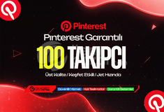 Garantılı - Pinterest 100 Takipçi