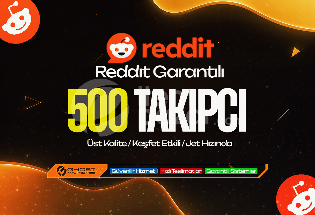 Garantılı - Reddit 500 Takipçi