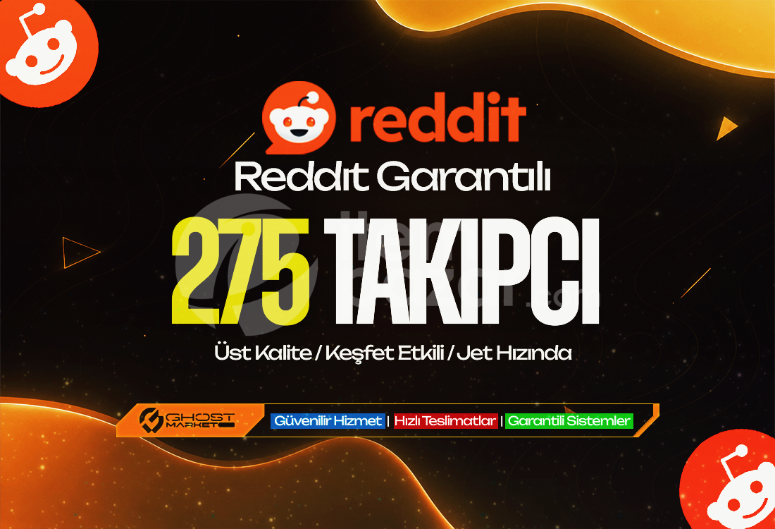 Garantılı - Reddit 275 Takipçi