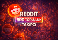 ⭐KALICI⚡REDDİT 500 TOPLULUK TAKİPÇİ⚡