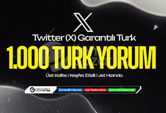 Garantılı - Twitter (X) 1.000 Türk Yorum