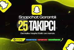 Garantılı - Snapchat 25 Takipçi