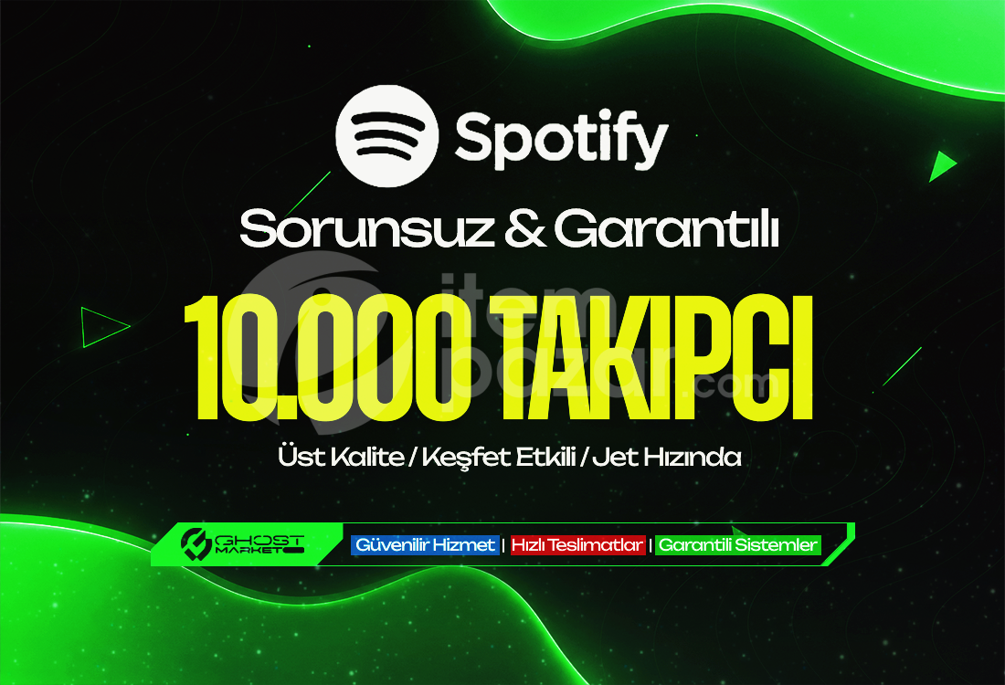 Garantılı - Spotify 10.000 Takipçi