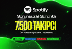 Garantılı - Spotify 7.500 Takipçi