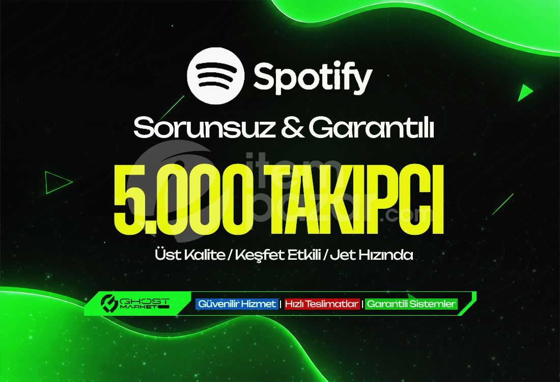 Garantılı - Spotify 5.000 Takipçi