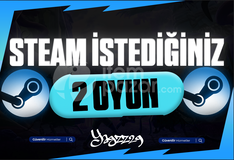 [GARANTİLİ] STEAM İSTEDİĞİNİZ 2 OYUN